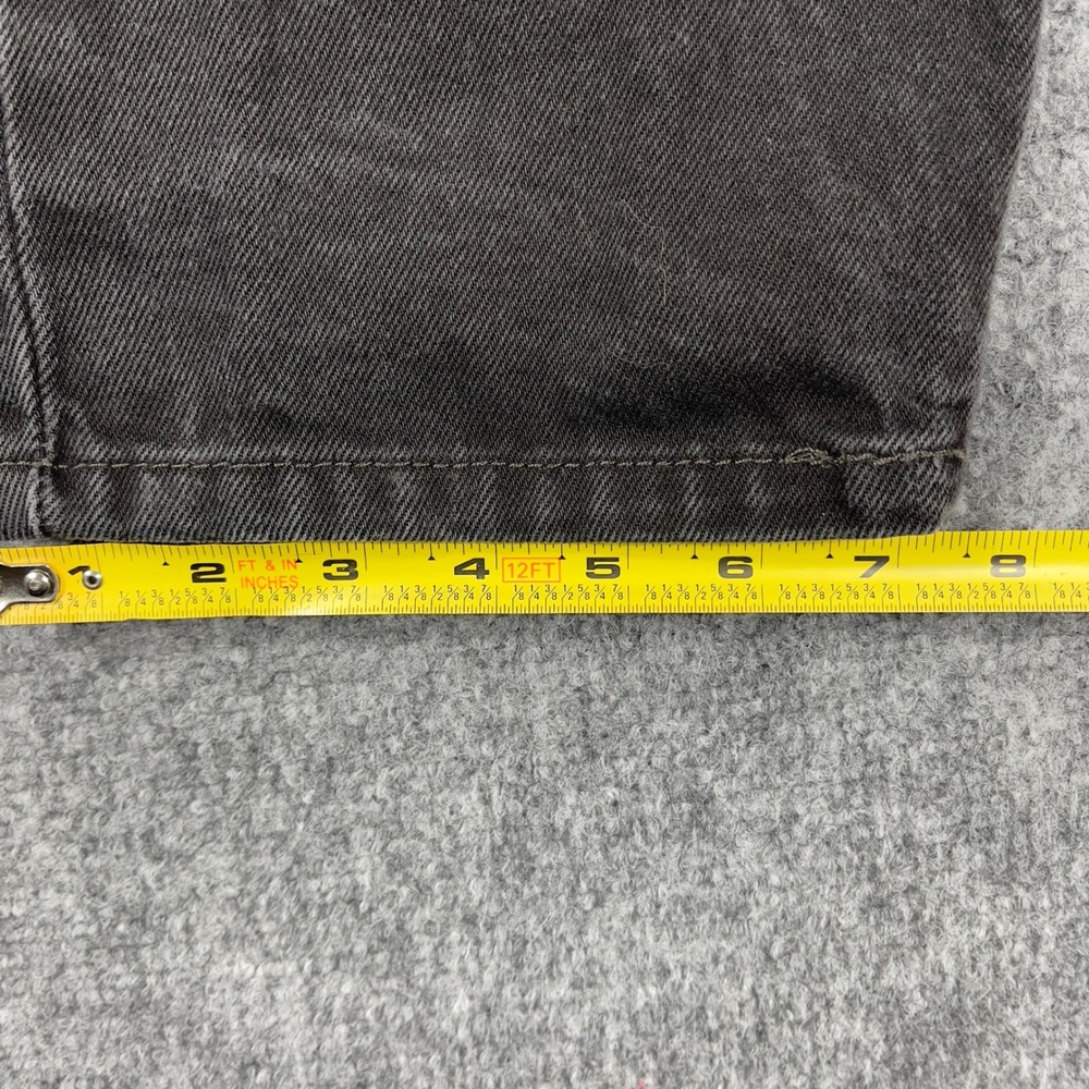 Levi's 550 Relaxed Fit Jeans Mens W32 L29 Black Tapered Leg Denim 00550-0260 - Picture 7 of 7
